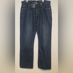 Gap dark blue relaxed denim jeans size 34 X34